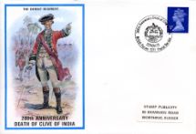 22.11.1973
The Dorset Regiment
Death of Clive of India - 200th Anniversary
Stamp Publicity, British Military Uniforms No.45