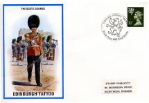 16.08.1974
The Scots Guards
Edinburgh Military Tattoo
Stamp Publicity, British Military Uniforms No.54