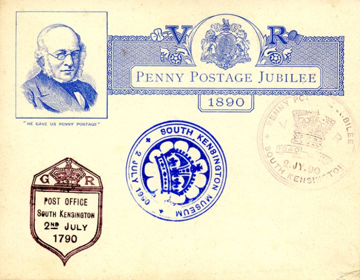 Penny Postage Jubilee, Insert Card