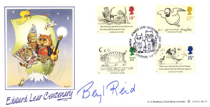 Edward Lear: Stamps, The Owl and the Pussycat