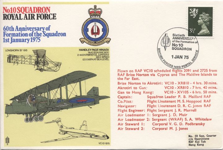 No 10 Squadron, Handley Page Hinaidi