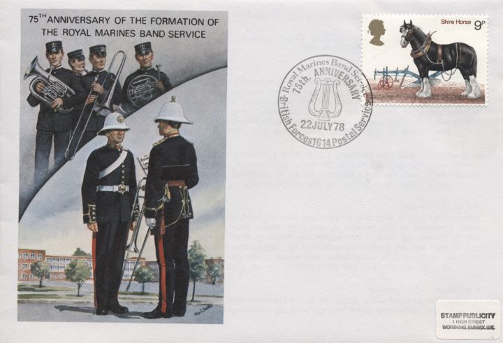 Royal Marines Museum, Formation of the Royal Marines Band Service