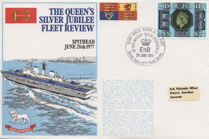 The Queens Silver Jubilee Fleet Review, HMS Invincible