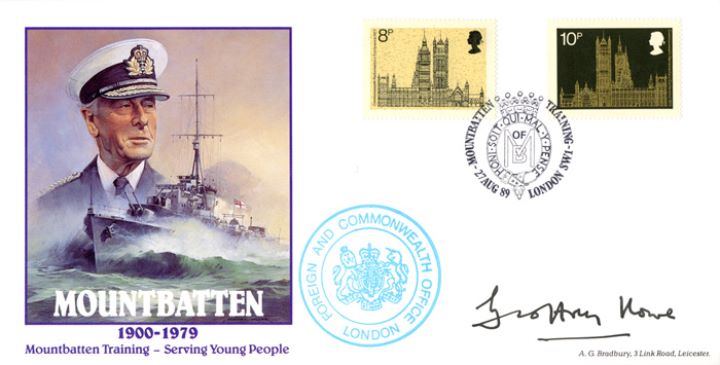 Mountbatten, With Parliament Stamps