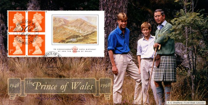 Window: Prince of Wales Paintings, Charles with William & Harry