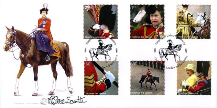 Trooping the Colour, H M The Queen