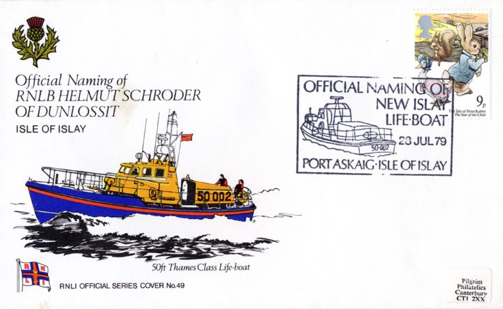 50ft Thames Class Lifeboat, RNLB Helmut Schroder of Dunlossit