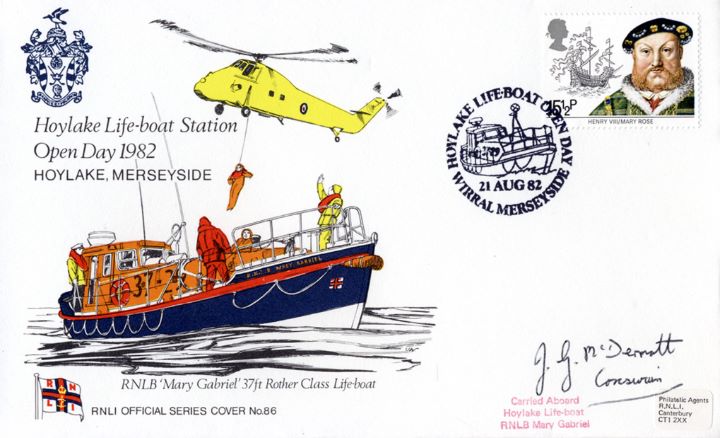 RNLB Mary Gabriel 37ft Rother Class Lifeboat, Hoylake Lifeboat Station Open Day