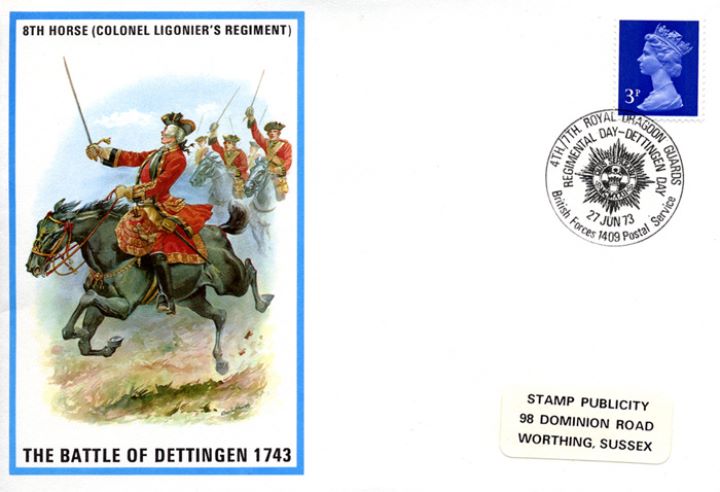 8th Horse (Colonel Ligonier's Regiment), The Battle of Dettingen