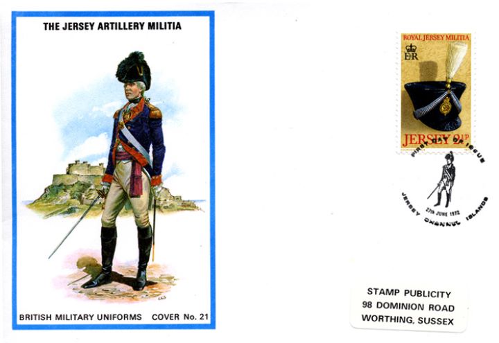 The Jersey Artillery Militia, British Military Uniforms