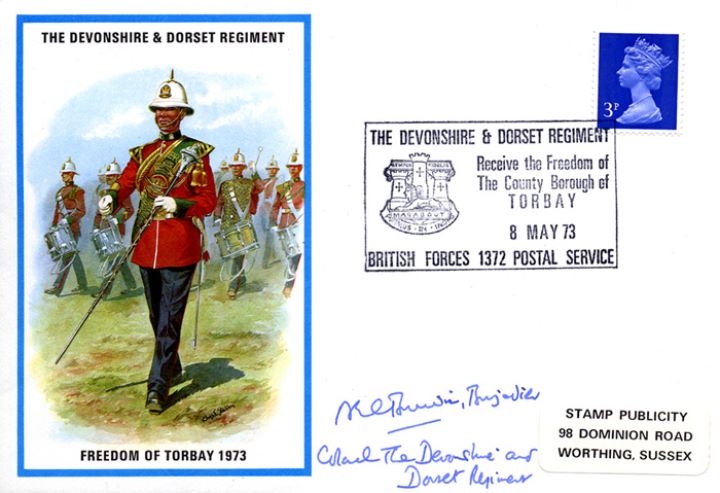 Devonshire & Dorset Regiment, Freedom of Torbay