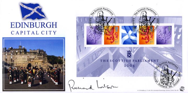 Scottish Parliament: Miniature Sheet, Edinburgh Capital City