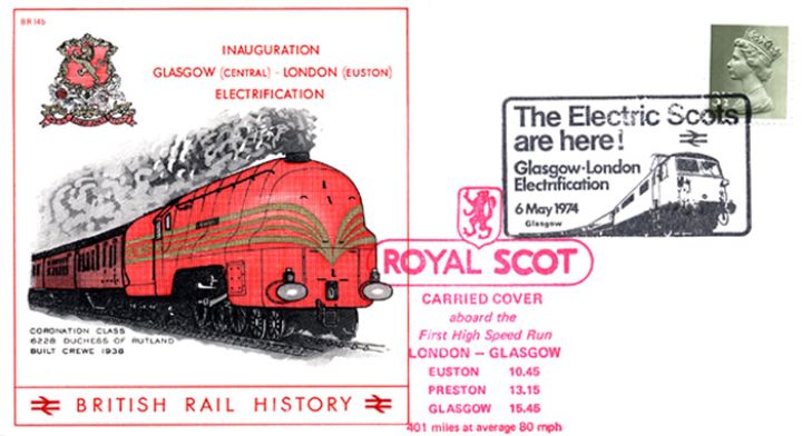 Glasgow - London Electrification, Coronation Class 6228 Duchess of Rutland