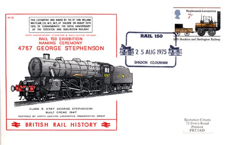 4767 George Stephenson, Rail 150 Naming Ceremony