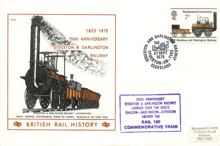 Stockton & Darlington Rly 150th Anniversary, Locomotion