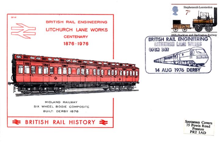 Litchurch Lane Works, Six Wheel Bogie Composite