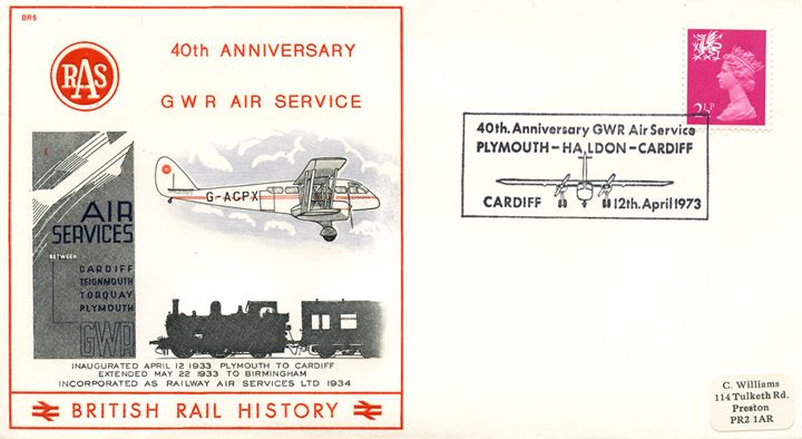 50th Anniversary GWR Air Service, Plymouth - Cardiff