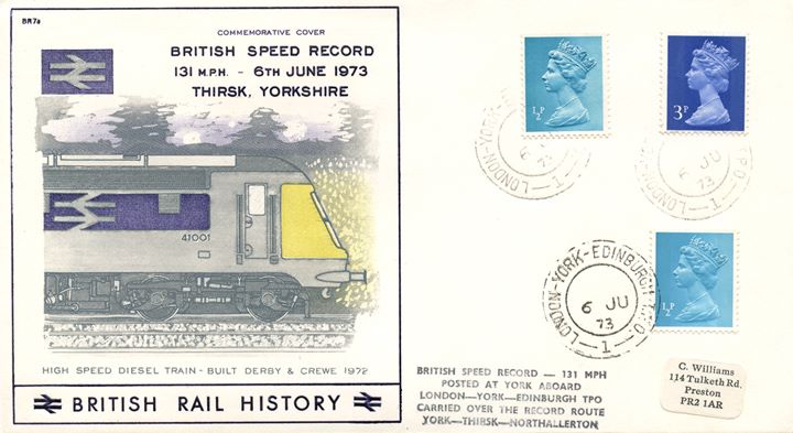 British Speed Record, High Speed Diesel Train