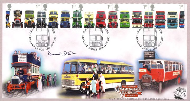 Double Decker Buses: Stamps, Commercial Vehicle Museum