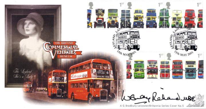 Double Decker Buses: Stamps, British Leyland