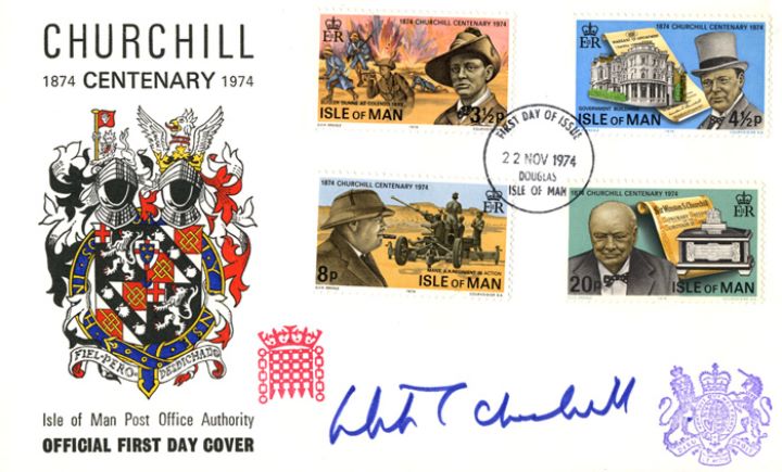 Churchilll Centenary, Isle of Man issue