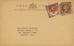 Postal Stationery
Post Card with 1/2d Orange