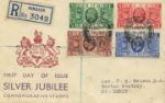 King George V Silver Jubilee
Rare Windsor Postmark