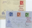 KEVIII: 1/2d, 1 1/2d, 2 1/2d
Pair of covers for the only 4 stamps issued for Eviii
