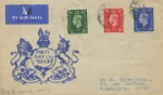 KEVIII: 1/2d, 1 1/2d, 2 1/2d
King George VI first definitives