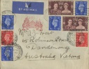 King George VI Coronation
Cornation and Definitives on the one cover