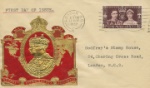 King George VI Coronation
Gold foiled image of King & Queen