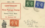 Postage Stamp Centenary
Centenary of the 1st Postage Stamp