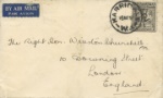 Envelope addressed to Winston Churchill
From Australia