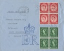 Wildings: 1 1/2d, 2 1/2d
The first UK stamps to feature H M the Queen