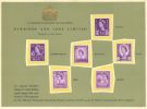 Regionals 1958 Set (3d)
Harrison's Presentation Card MInt Stamps