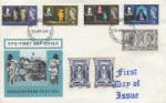 Shakespeare Festival
With rare One Shilling Shakespeare stamps