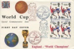 'England Winners'
Block of 4 stamps