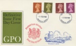 Machins: 1/2d, 1d, 2d, 6d
New Definitives