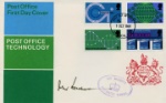 Post Office Technology, Post Office FDC
Autographed By: John Stonehouse (Postmaster General)