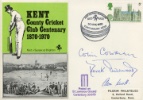 Kent County Cricket
Signed: Cowdrey, Underwood & Knott