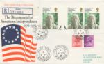 USA Bicentenary: 11p
Dallas Postmark