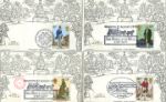 Rowland Hill: Stamps
Set of 4 Mulready Envelopes