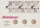 Shakespeare
Coin cover
Producer: Royal Mint
Series: Royal Mint/Royal Mail joint issue (116)