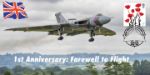 Vulcan Bomber
1st Anniversary of Final Flight