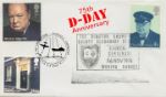 D-Day
Churchill Centenary Double Dated cover