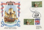 Mayflower Sets Sail
Double dated Anniversaries 350th & 400th