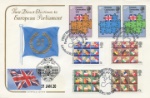 Brexit Double-Dated Cover
EEC and Elections Stamps plus Brexit