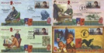 Sherlock Holmes
Set of four postmarks
