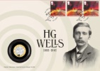 H G Wells Coin Cover - issue date 13th Aug 2021