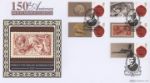 Bertram Mackennal Seahorses [Commemorative Sheet]
George V 5 Shilling Seahorse Stamp